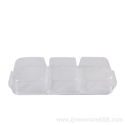 Transparent 3 Compartment Refrigerator Container Drawer Tray